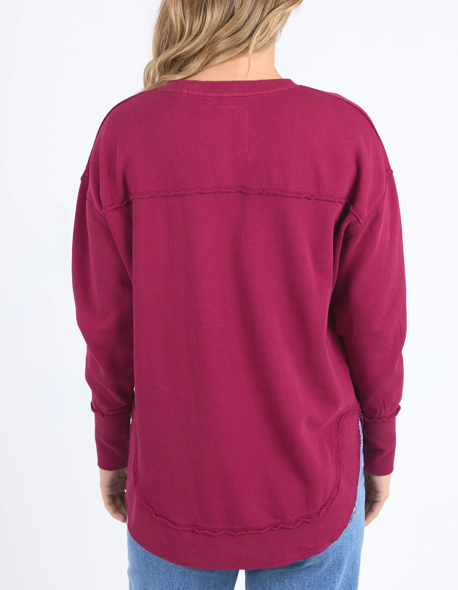 Delilah Crew Beetroot Red sold by Foxwood Clothing product image thumbnail 3