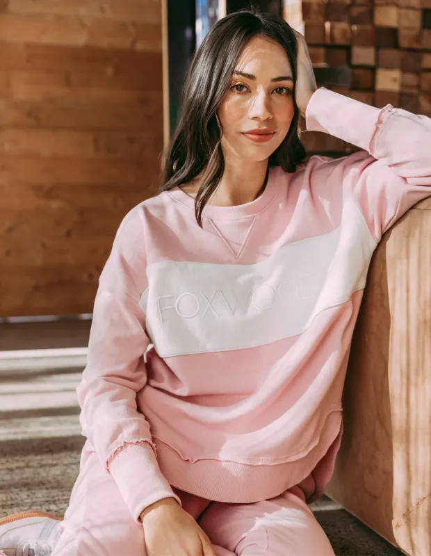 Simplified Tonal Crew Blossom sold by Foxwood Clothing