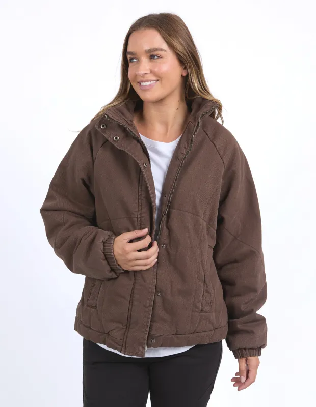 Rosalee Jacket Chocolate sold by Foxwood Clothing