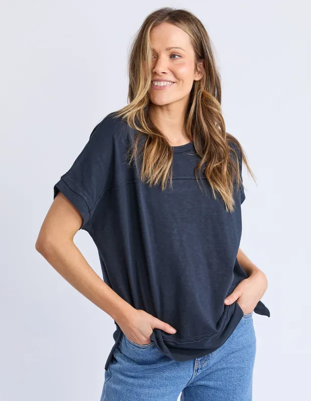 Allison Tee Dark Saphire sold by Foxwood Clothing