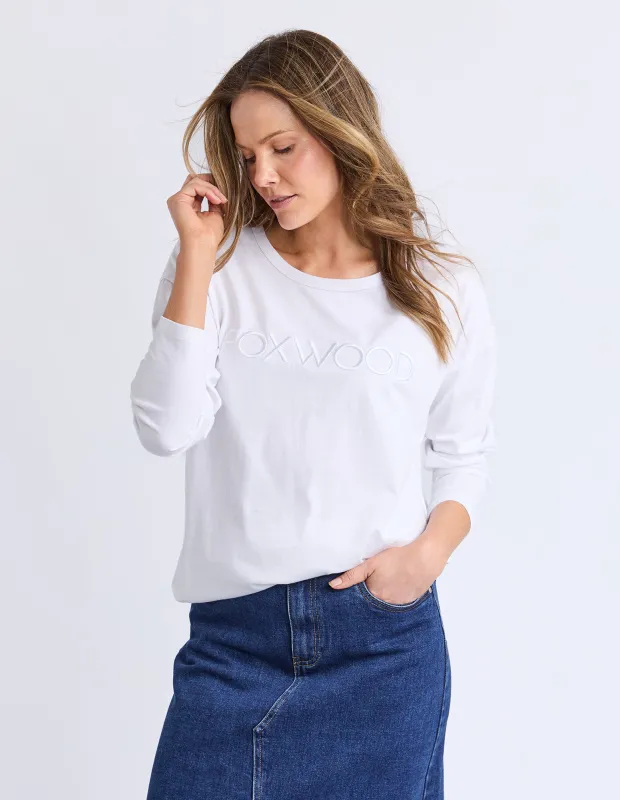 Standard Long Sleeve White made by Foxwood Clothing
