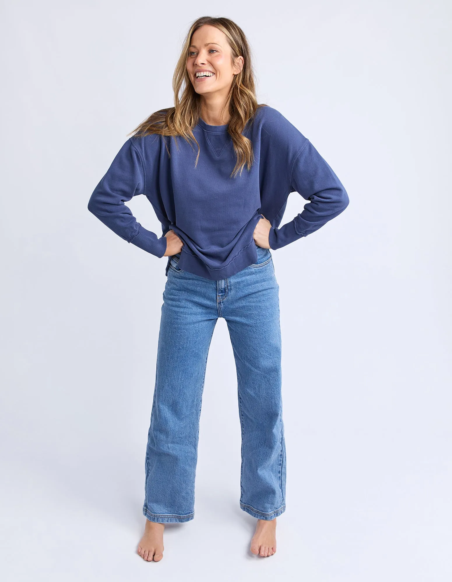 Delilah Crew Deep Blue sold by Foxwood Clothing product image thumbnail 2