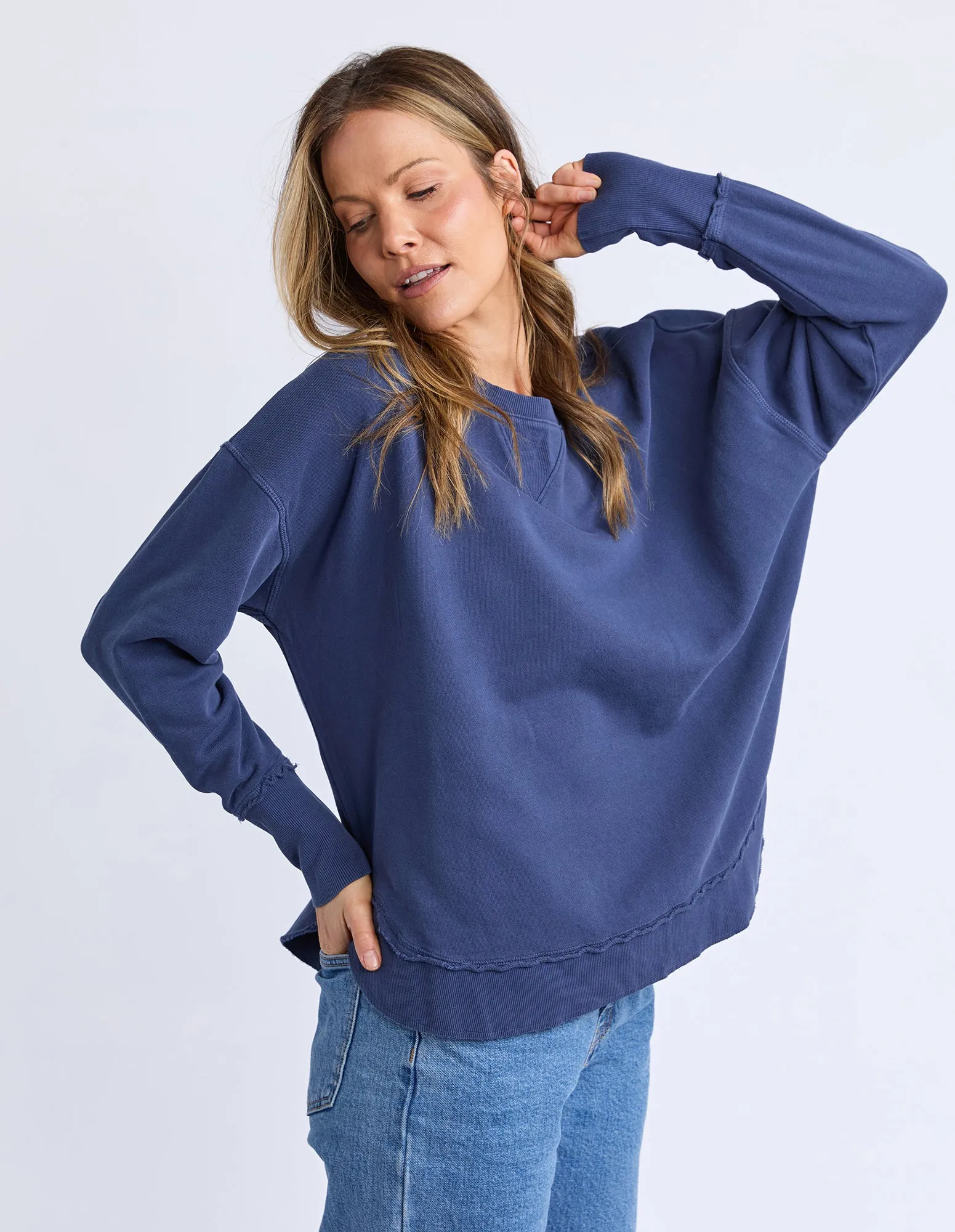 Delilah Crew Deep Blue sold by Foxwood Clothing product image thumbnail 4