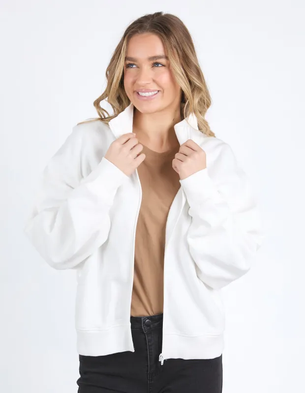 Ember Zip Thru Vintage White sold by Foxwood Clothing