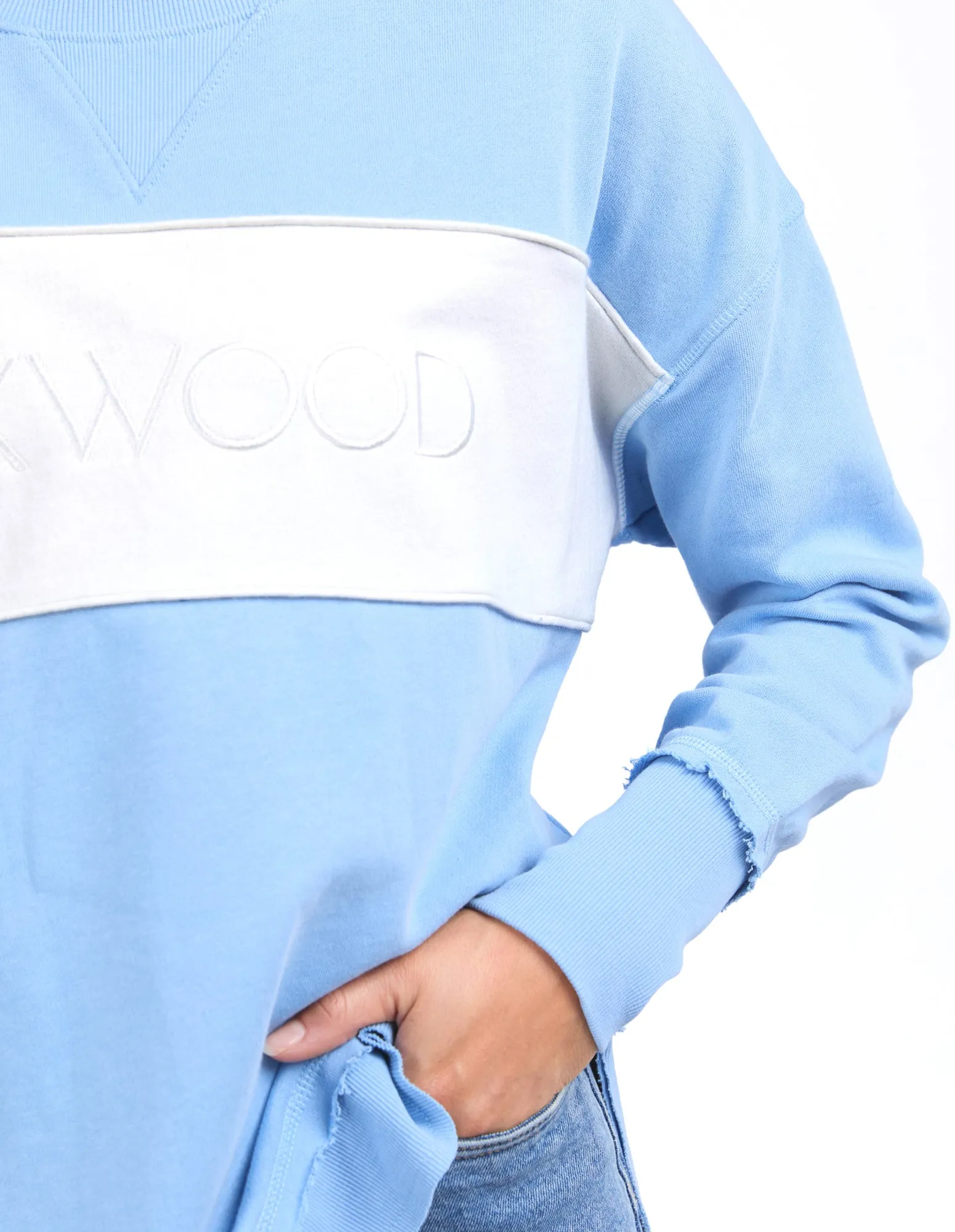 Simplified Tonal Crew Blue sold by Foxwood Clothing product image thumbnail 5