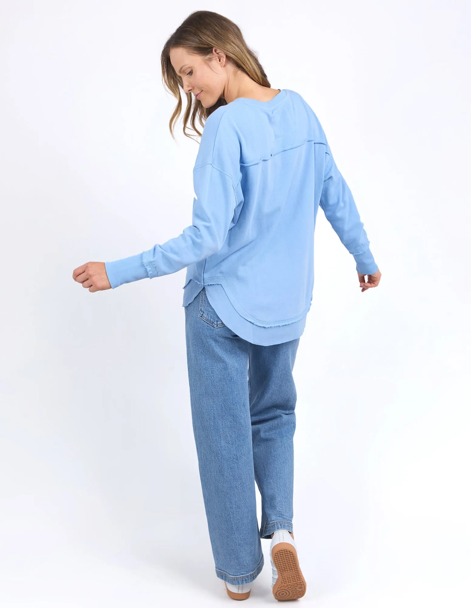Simplified Tonal Crew Blue sold by Foxwood Clothing product image thumbnail 3