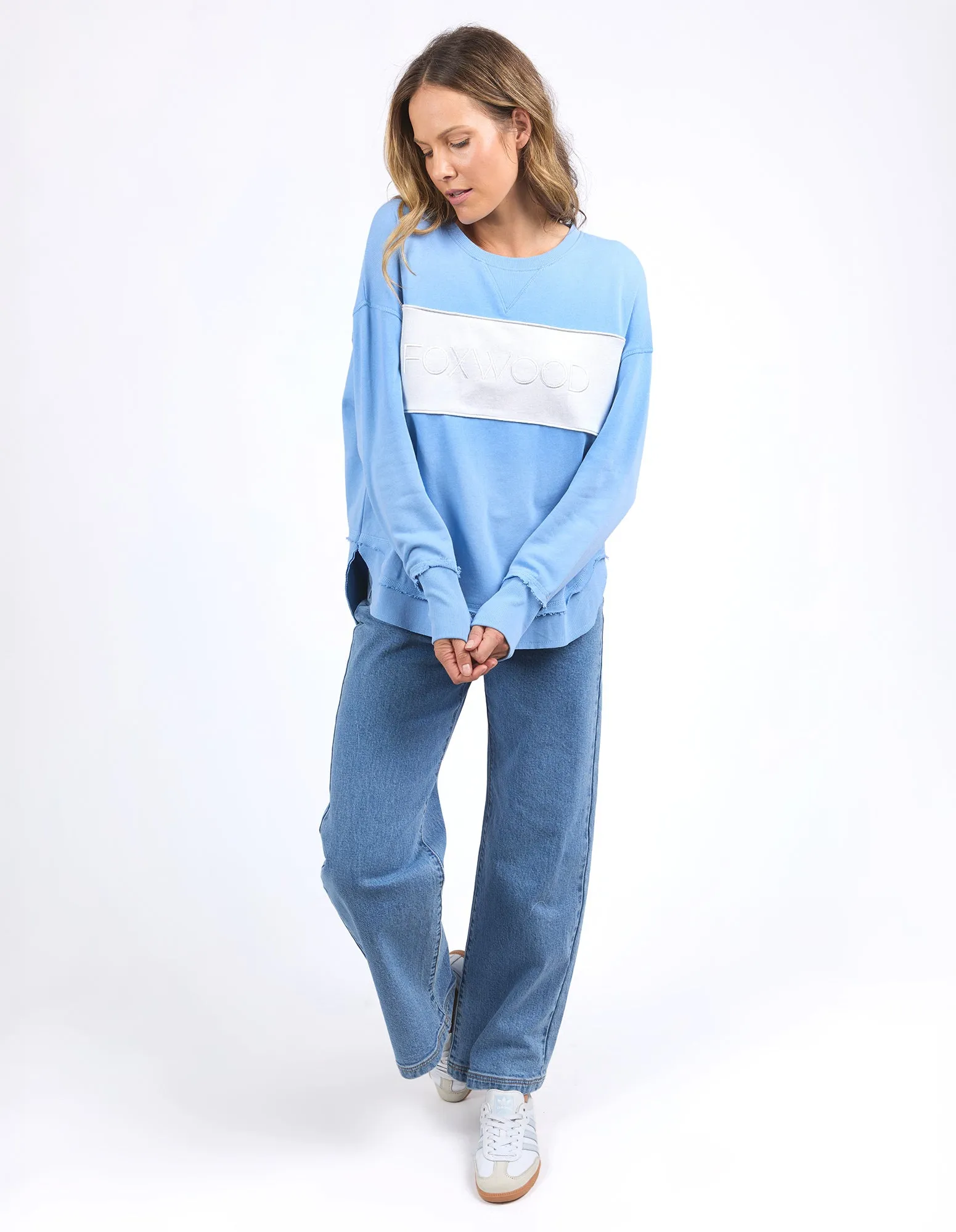 Simplified Tonal Crew Blue sold by Foxwood Clothing product image thumbnail 2