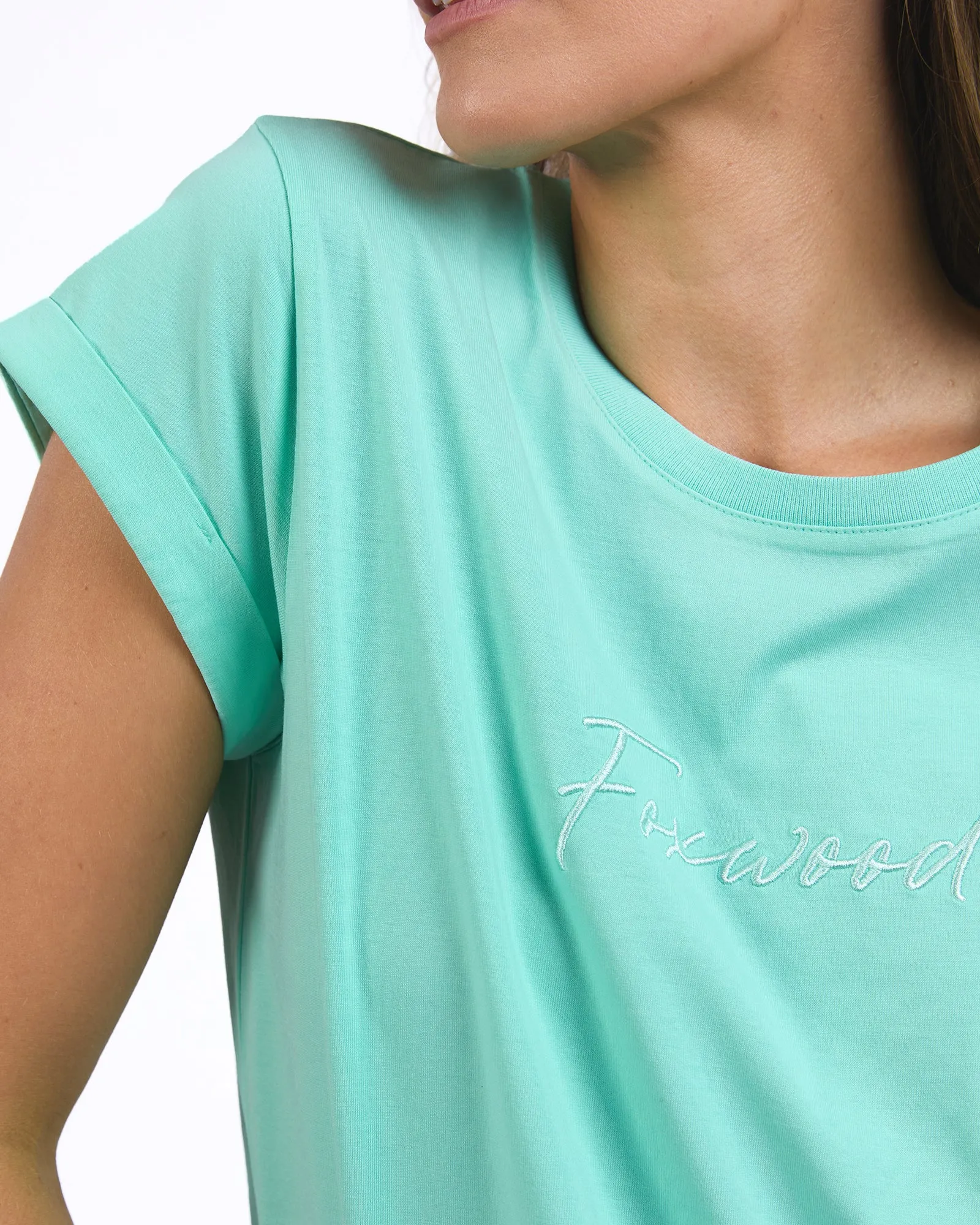 Signature Tee Neon Mint sold by Foxwood Clothing product image thumbnail 5