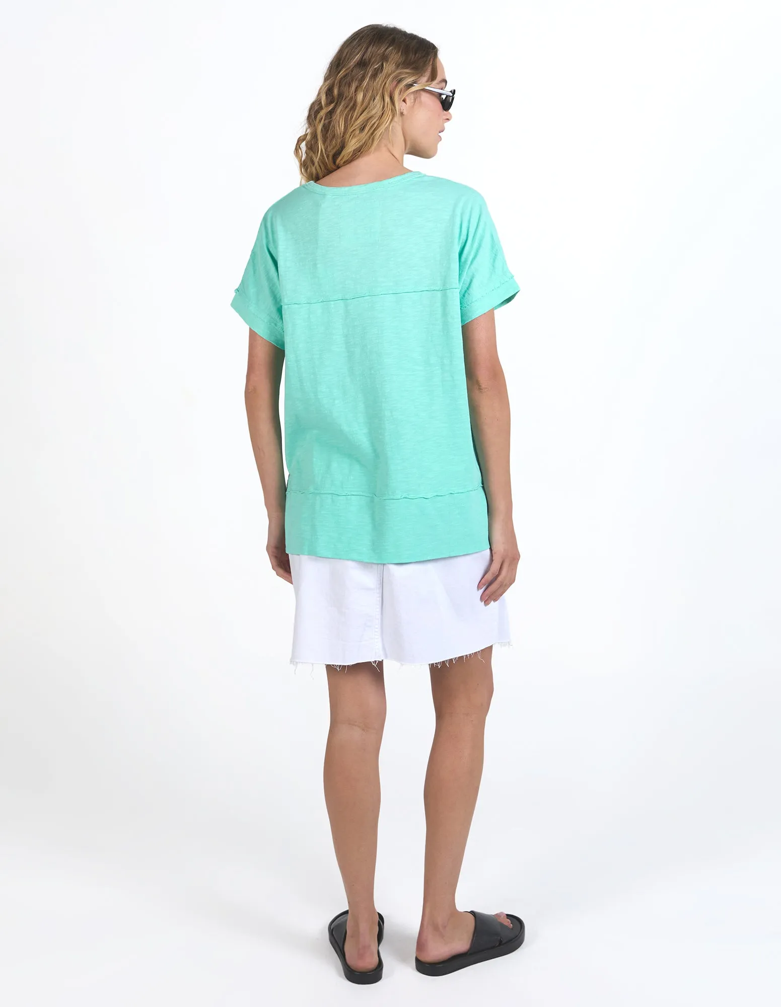 Allison Tee Neon Mint sold by Foxwood Clothing product image thumbnail 3