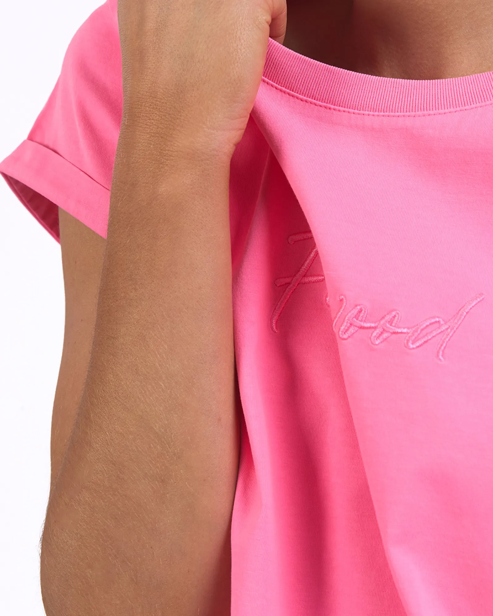 Signature Tee Neon Rose sold by Foxwood Clothing product image thumbnail 5