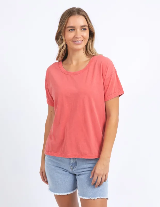 Marley Tee Cayenne sold by Foxwood Clothing