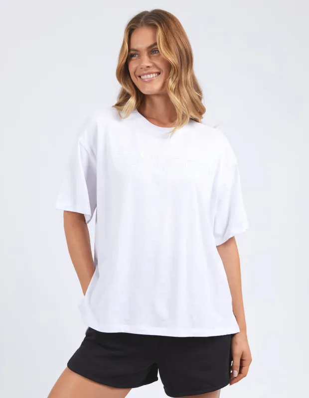 Simplified Tee White made by Foxwood Clothing