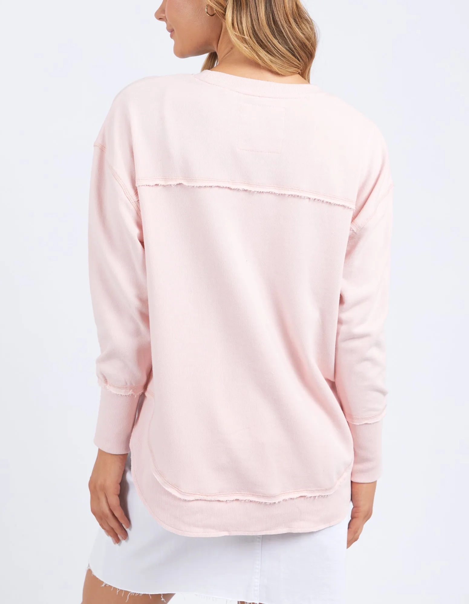 Simplified Metallic Crew Pale Pink sold by Foxwood Clothing product image thumbnail 3