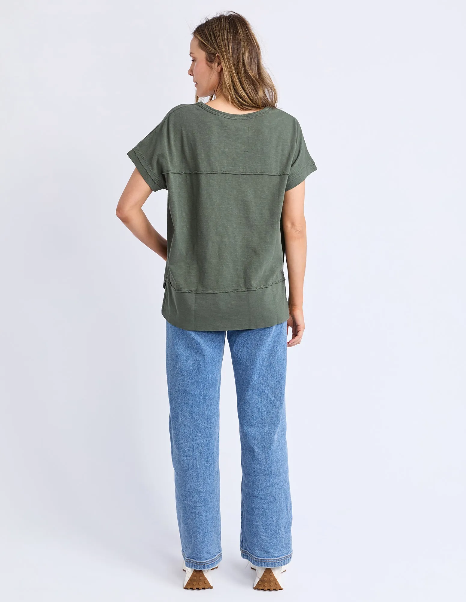Allison Tee Khaki sold by Foxwood Clothing product image thumbnail 3