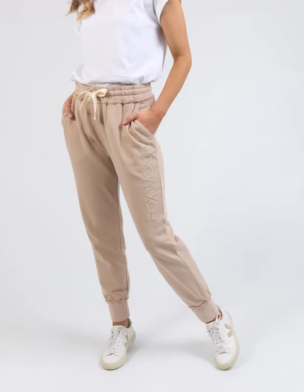 Simplified Track Pant Oatmeal sold by Foxwood Clothing