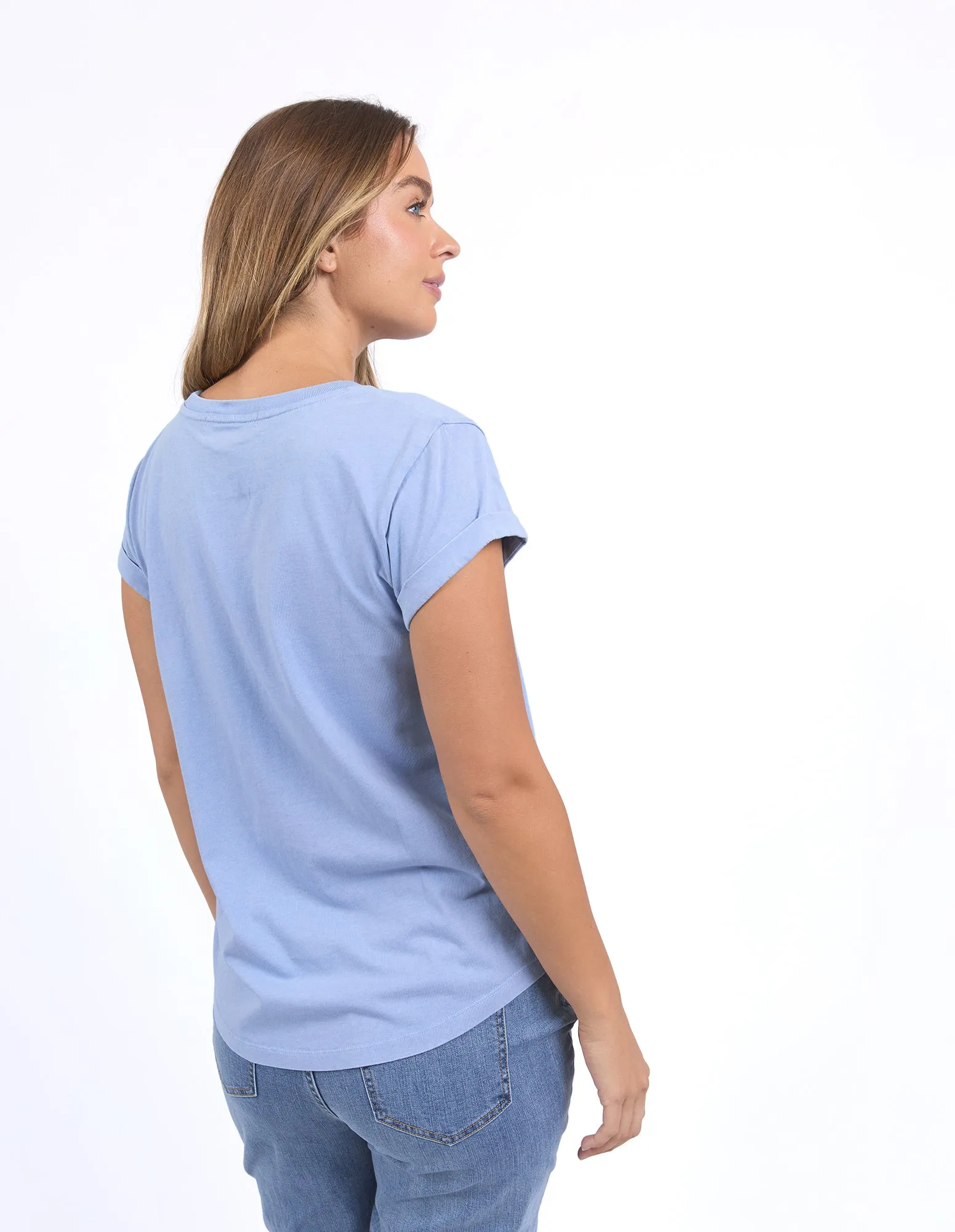 Signature Tee Light Blue sold by Foxwood Clothing product image thumbnail 3