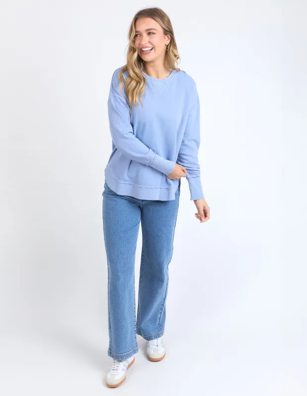 Delilah Crew Light Blue sold by Foxwood Clothing