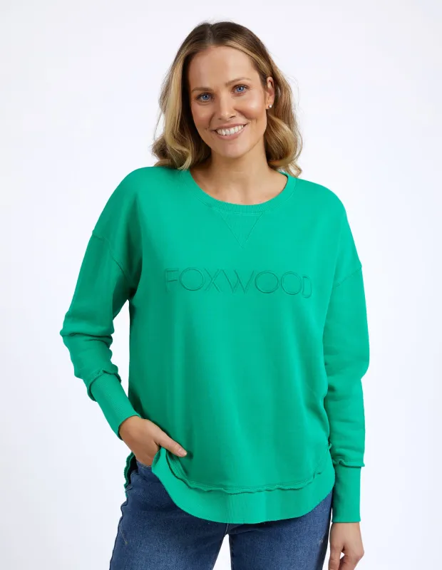 Simplified Crew Bright Green sold by Foxwood Clothing