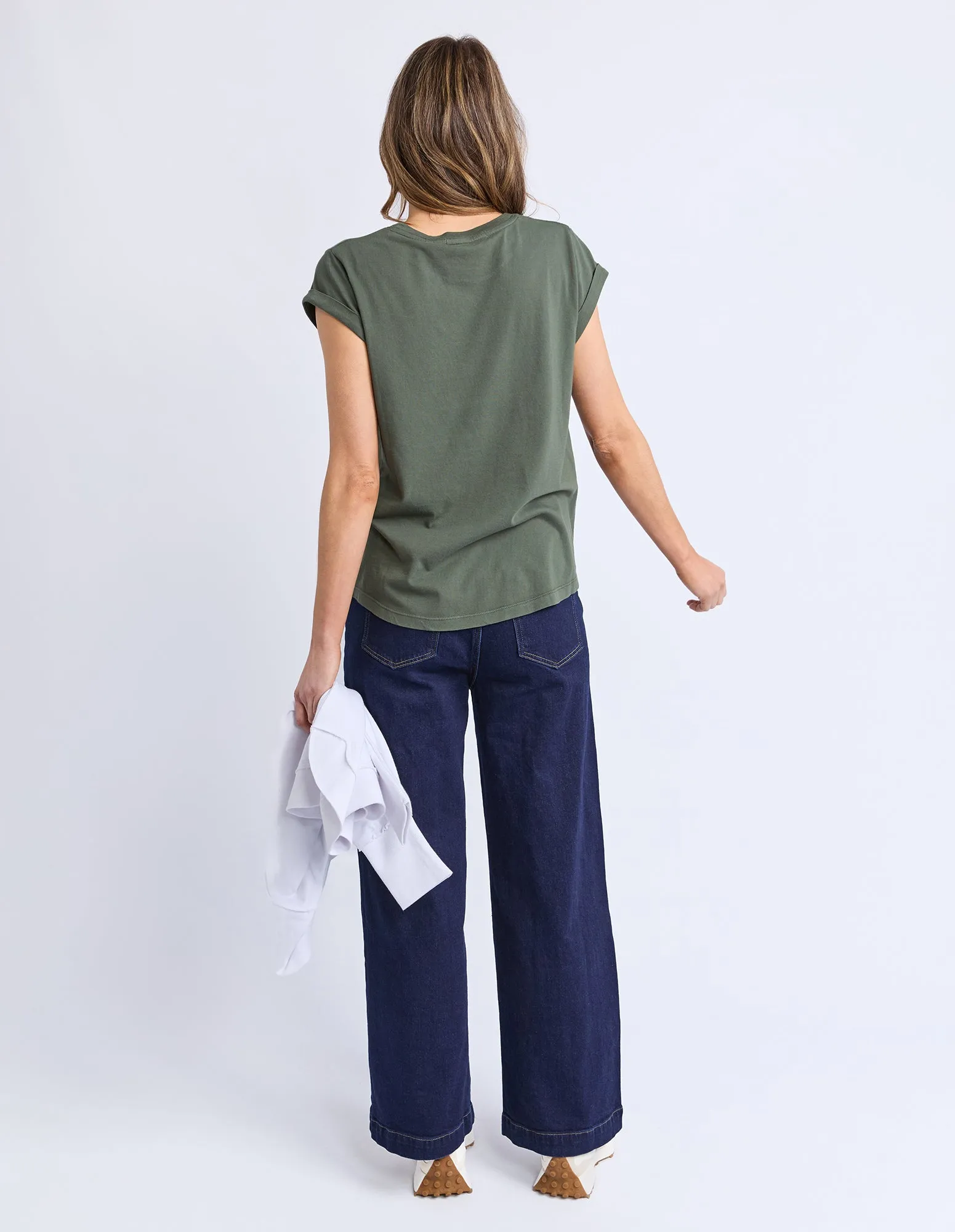 Manly Tee Khaki sold by Foxwood Clothing product image thumbnail 3