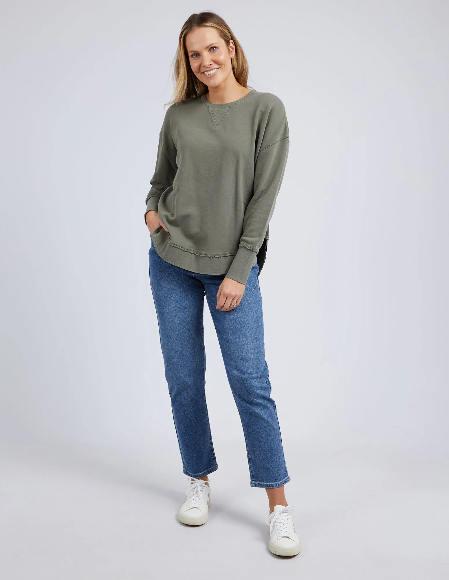 Delilah Crew Khaki sold by Foxwood Clothing product image thumbnail 2