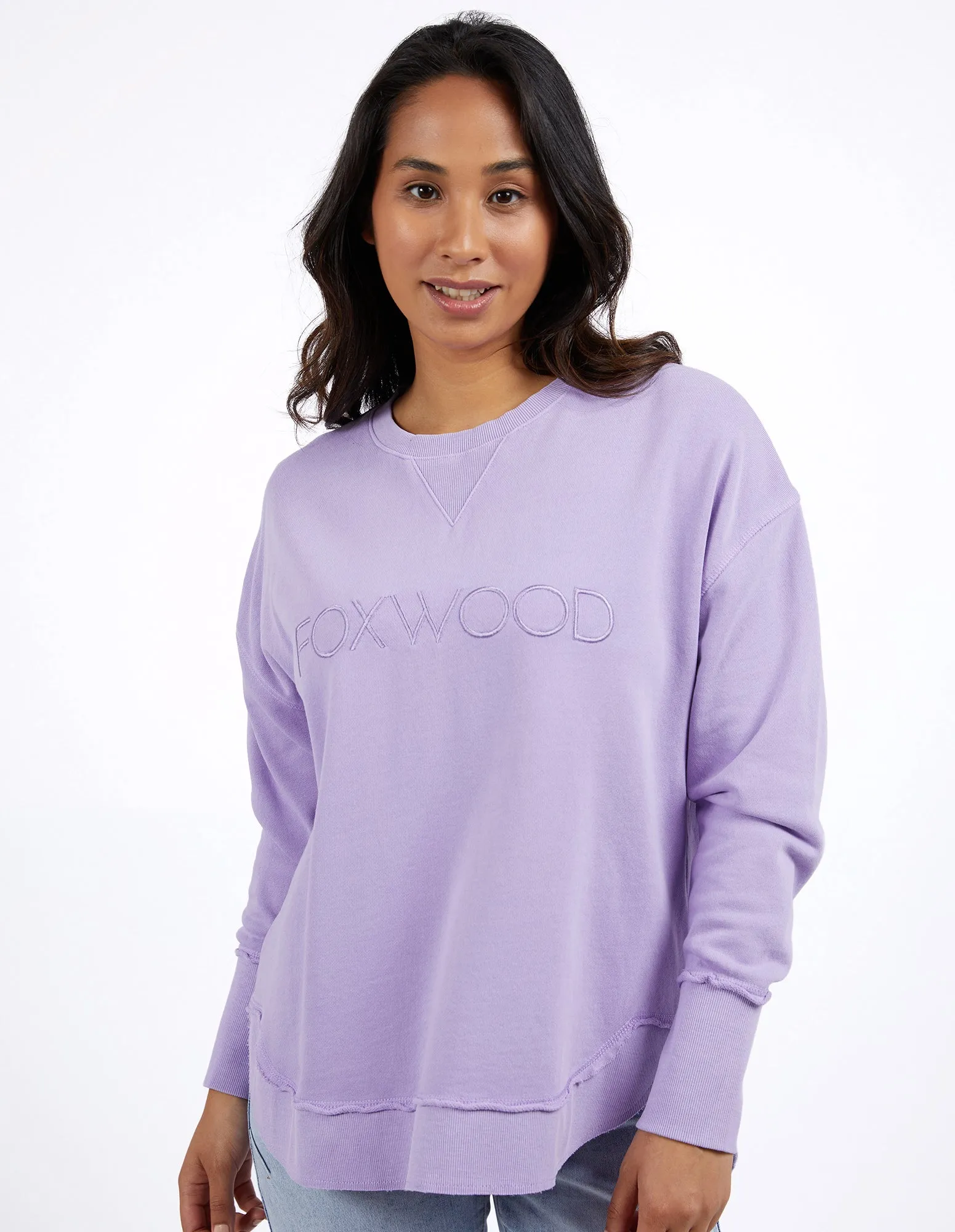 Simplified Crew Lavender sold by Foxwood Clothing
