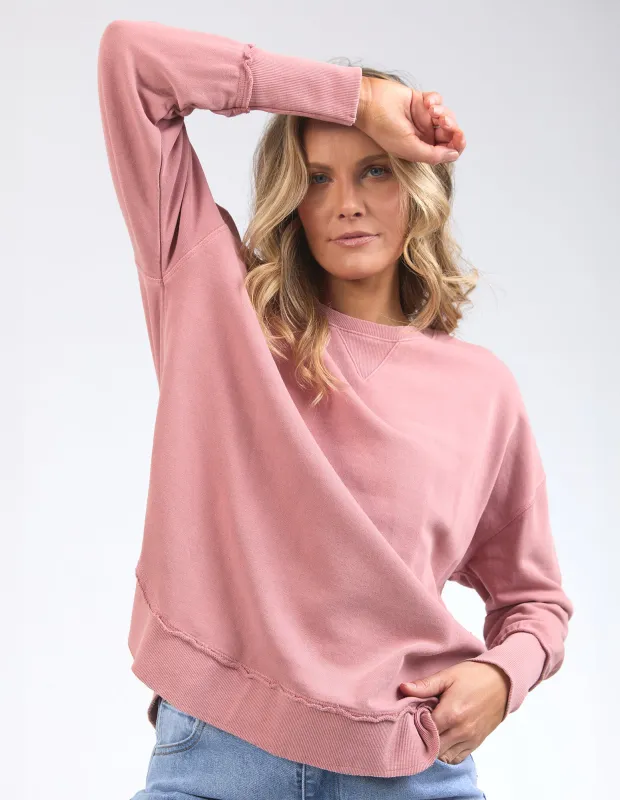 Delilah Crew Pink sold by Foxwood Clothing