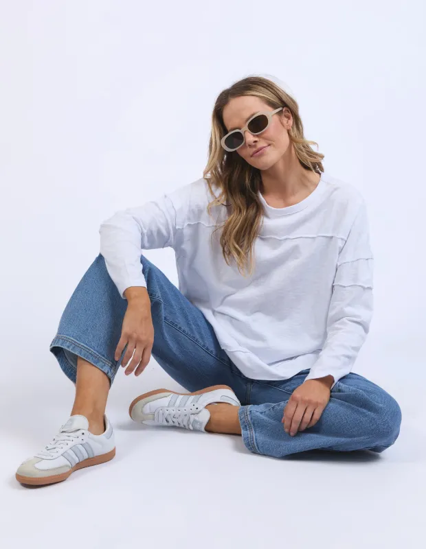 Jayne Throw On Top White sold by Foxwood Clothing