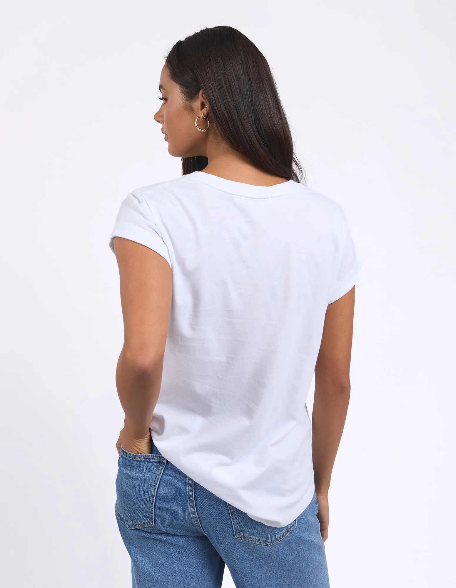 Signature Tee White sold by Foxwood Clothing product image thumbnail 3