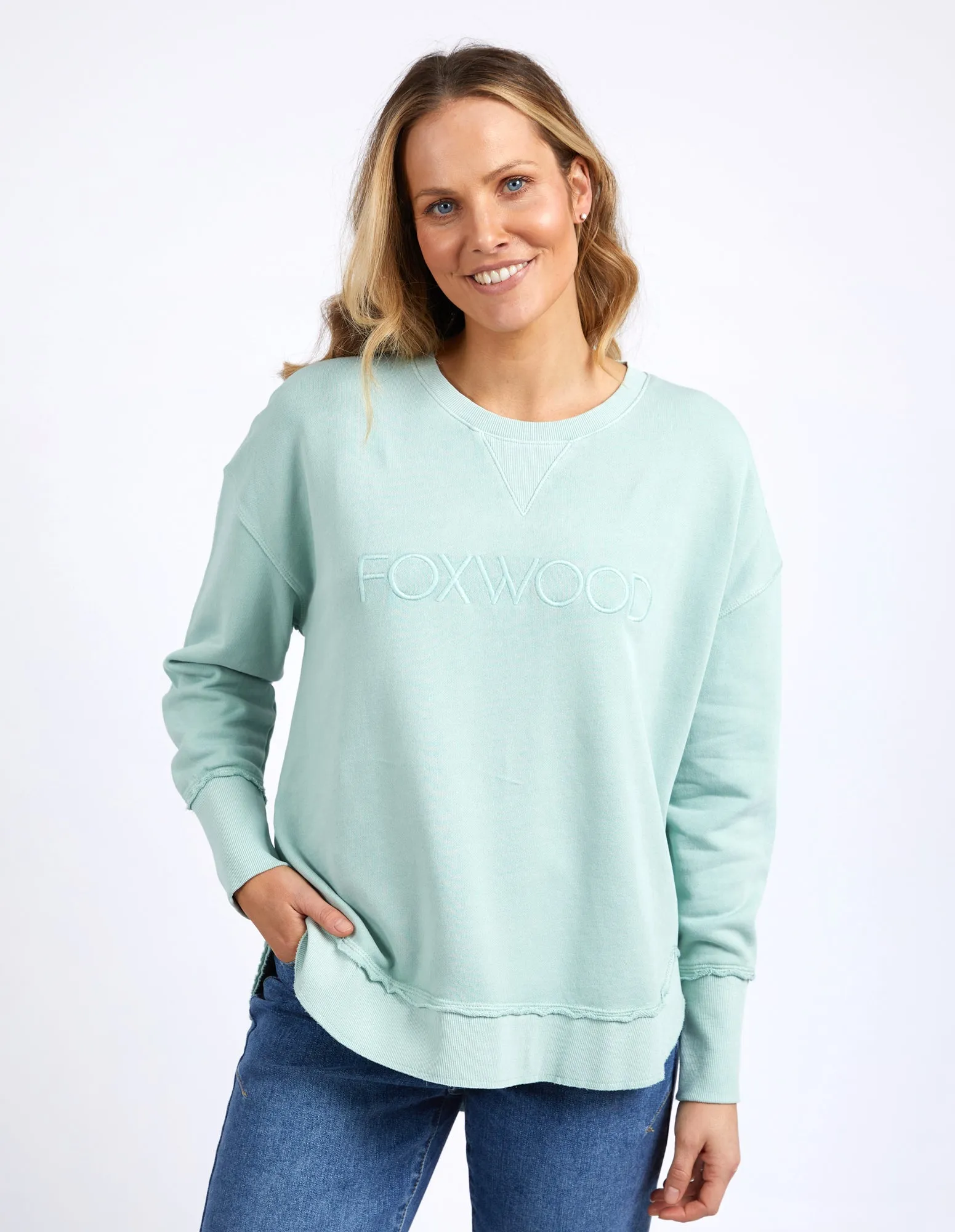 Simplified Crew Seafoam sold by Foxwood Clothing