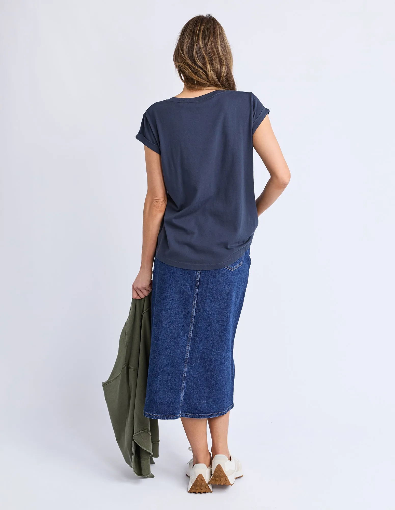 Manly Vee Tee Navy sold by Foxwood Clothing product image thumbnail 3