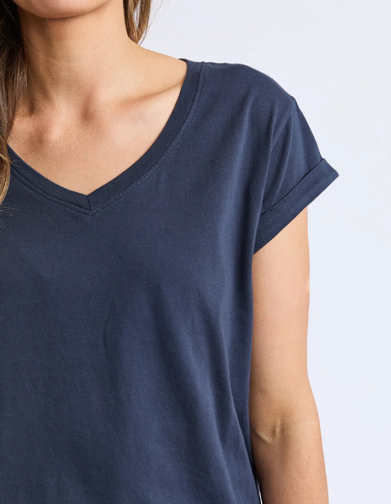 Manly Vee Tee Navy sold by Foxwood Clothing product image thumbnail 5