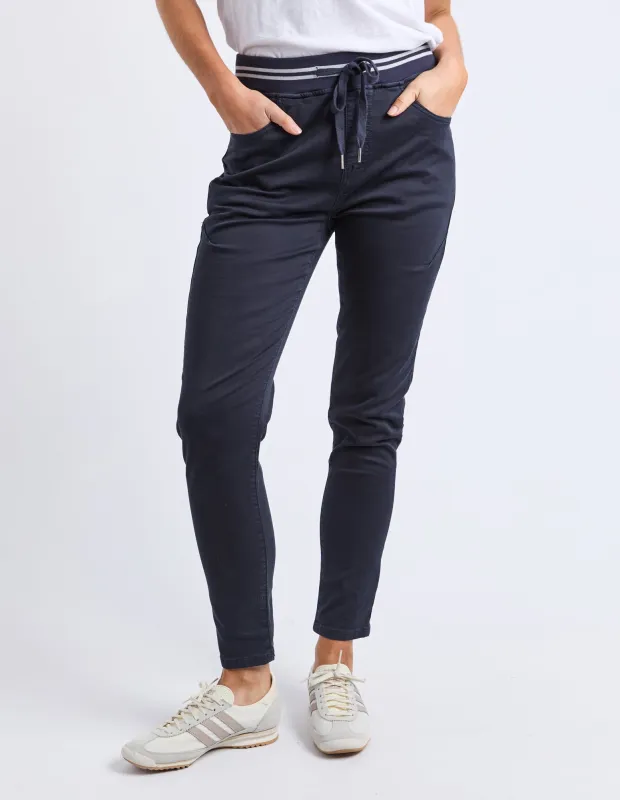 Sylvia Jogger Navy sold by Foxwood Clothing