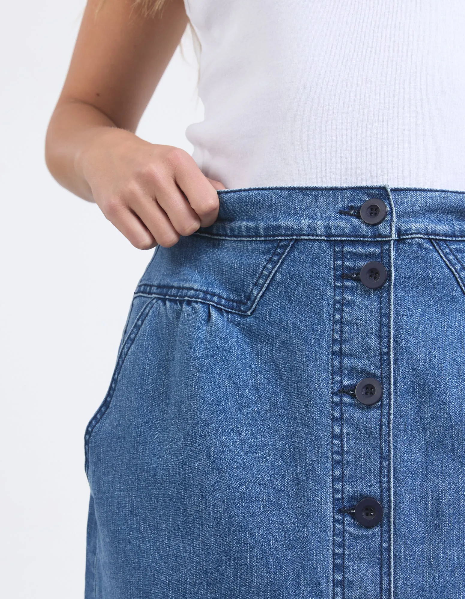 Amanda Skirt Light Blue sold by Foxwood Clothing product image thumbnail 5