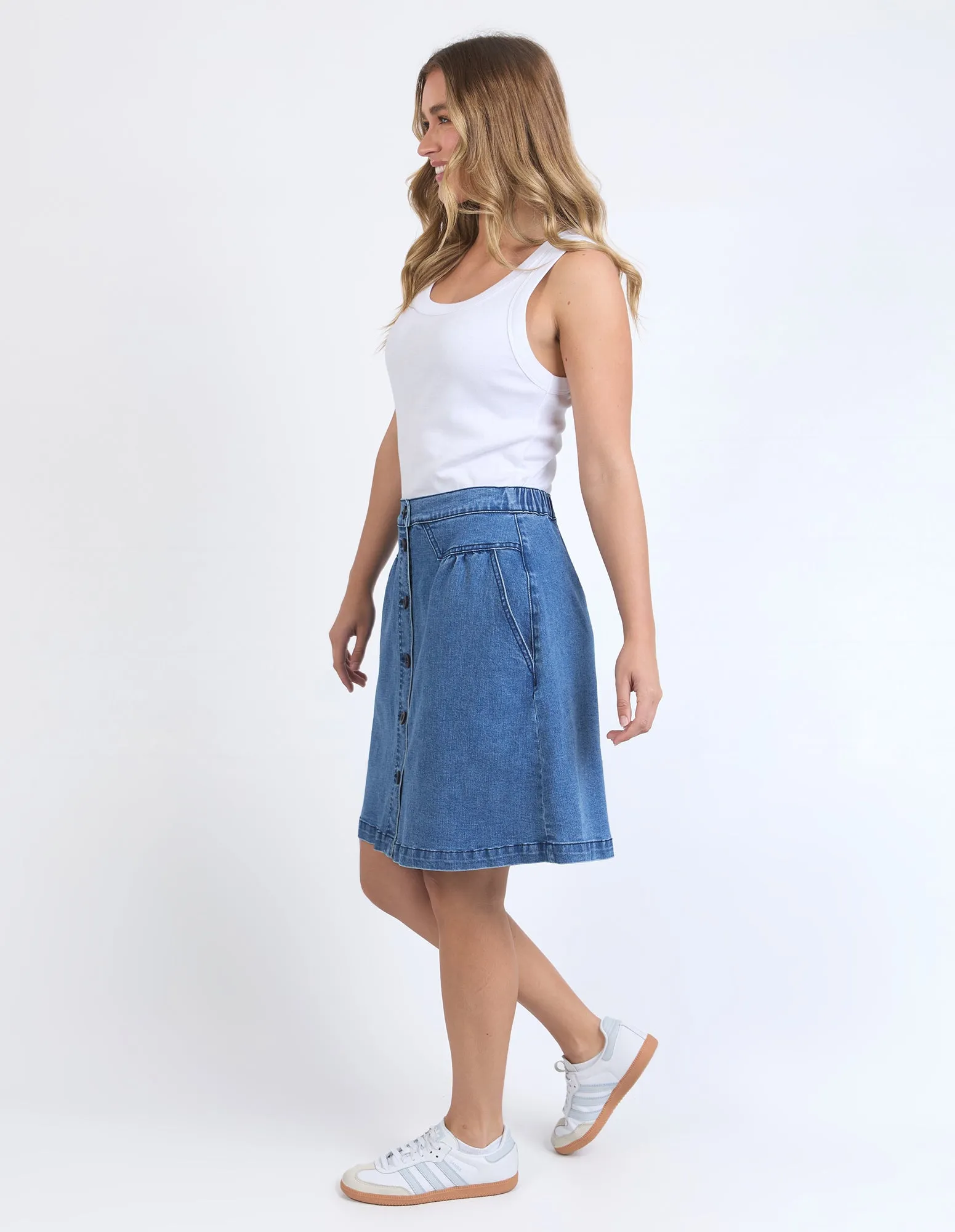 Amanda Skirt Light Blue sold by Foxwood Clothing product image thumbnail 4