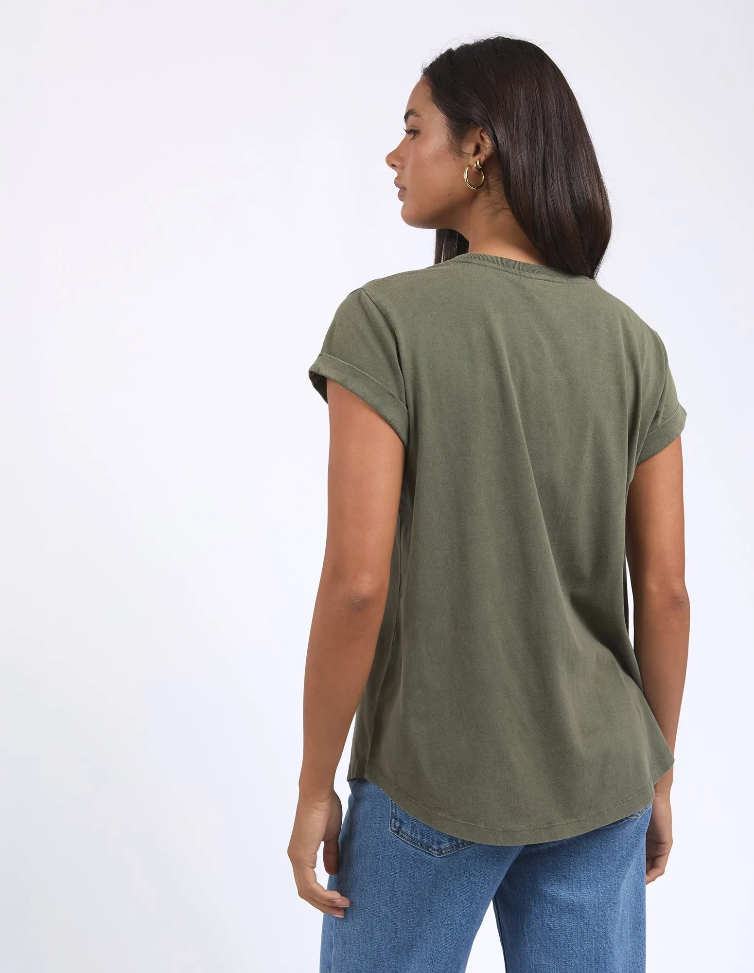 Signature Tee Khaki sold by Foxwood Clothing product image thumbnail 3