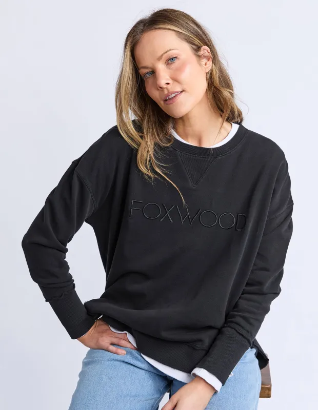 Simplified Crew Black On Black sold by Foxwood Clothing