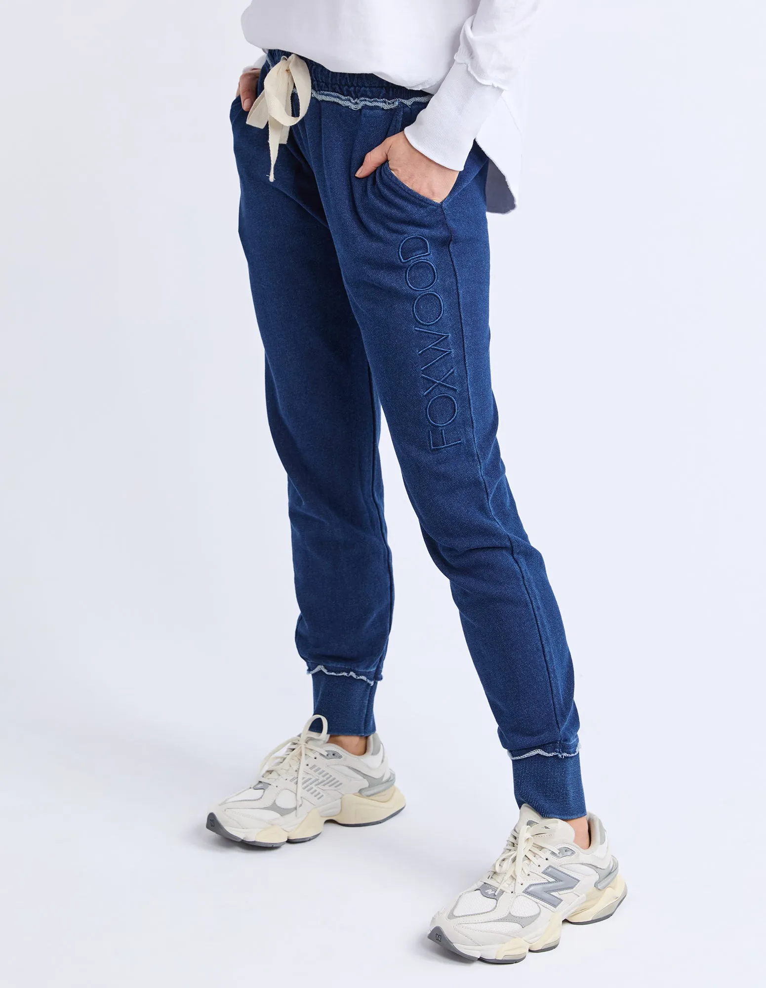 Simplified Track Pant Denim sold by Foxwood Clothing product image thumbnail 4