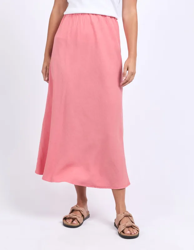 Luciana Skirt Rose Pink sold by Foxwood Clothing