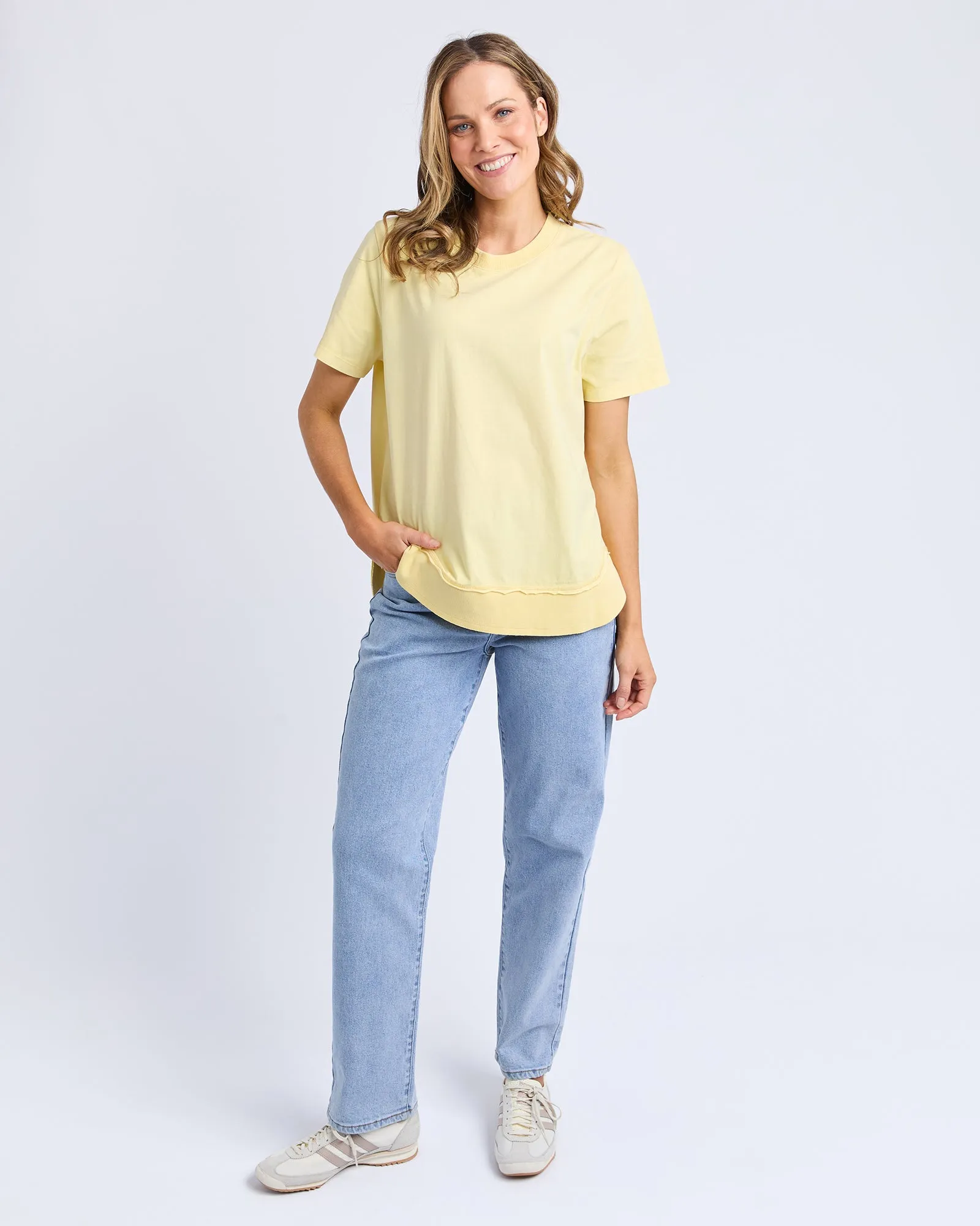 Farrah Tee Lemon sold by Foxwood Clothing product image thumbnail 2