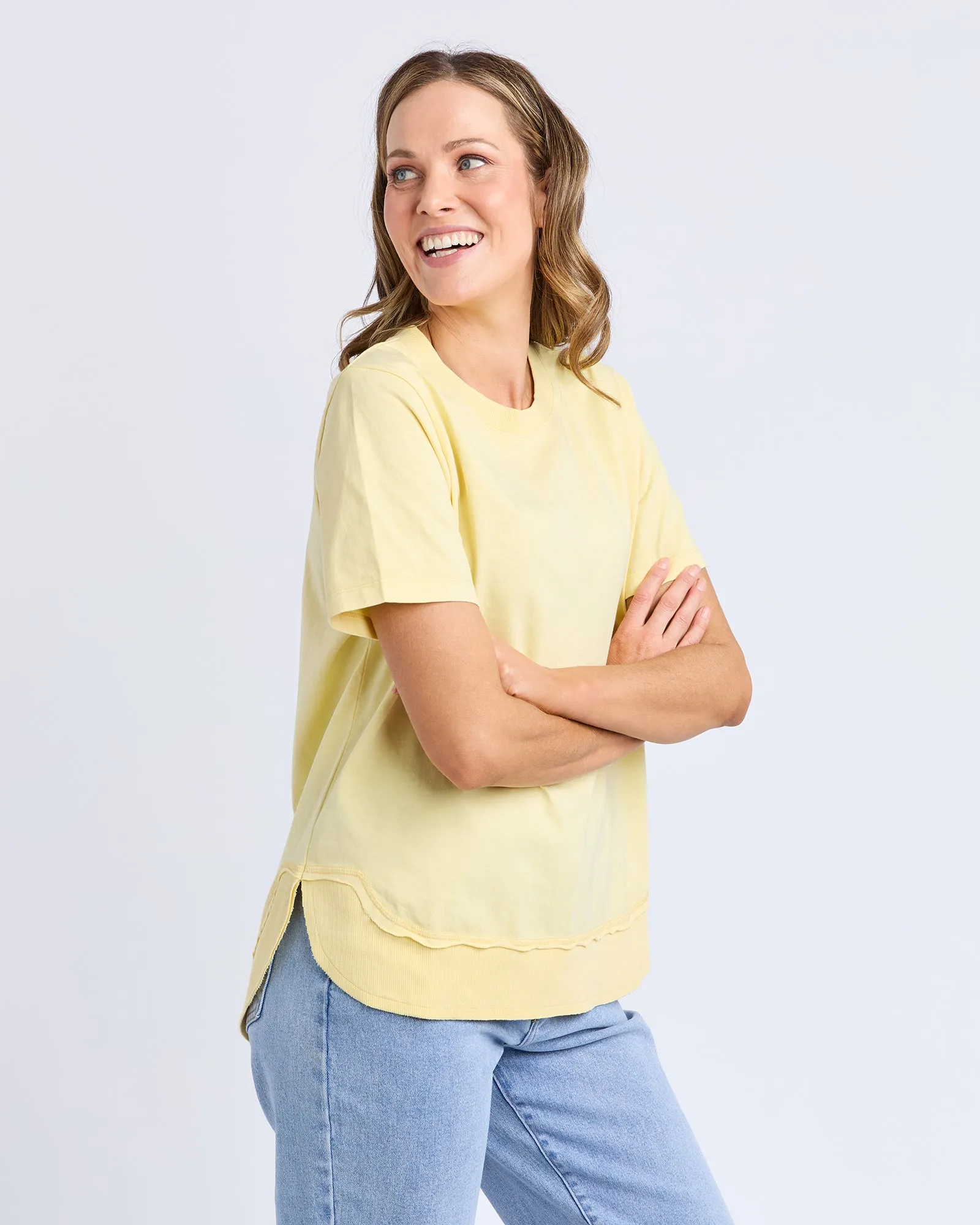 Farrah Tee Lemon sold by Foxwood Clothing product image thumbnail 4
