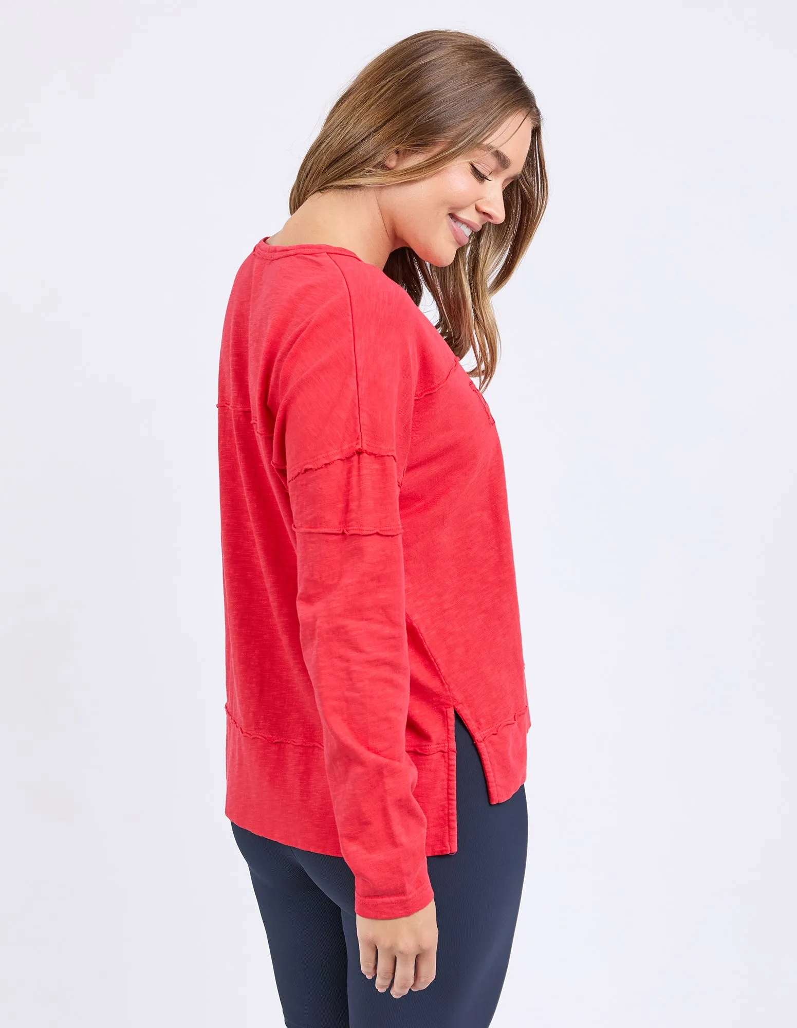 Throw On Tee Red sold by Foxwood Clothing product image thumbnail 3