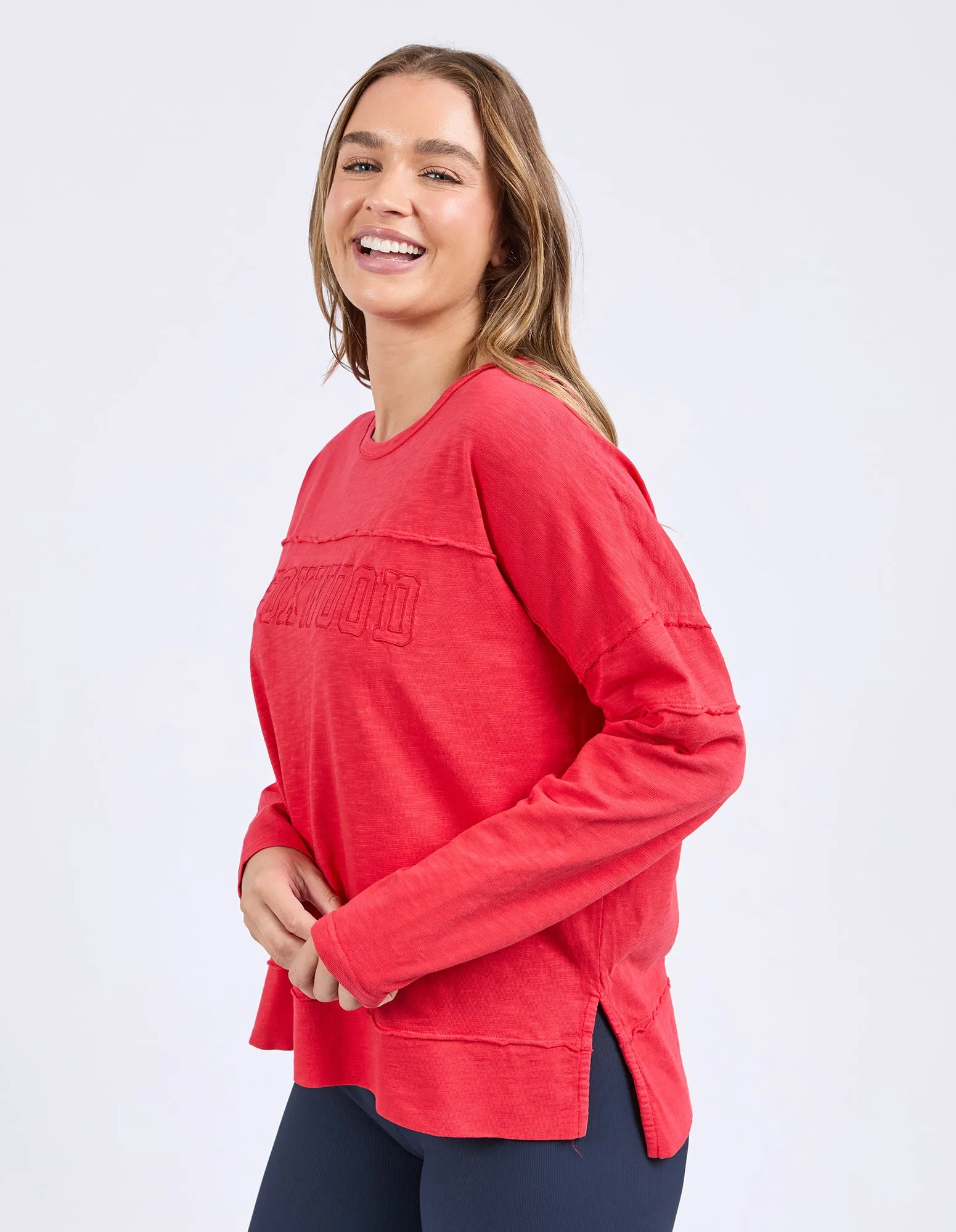 Throw On Tee Red sold by Foxwood Clothing product image thumbnail 4