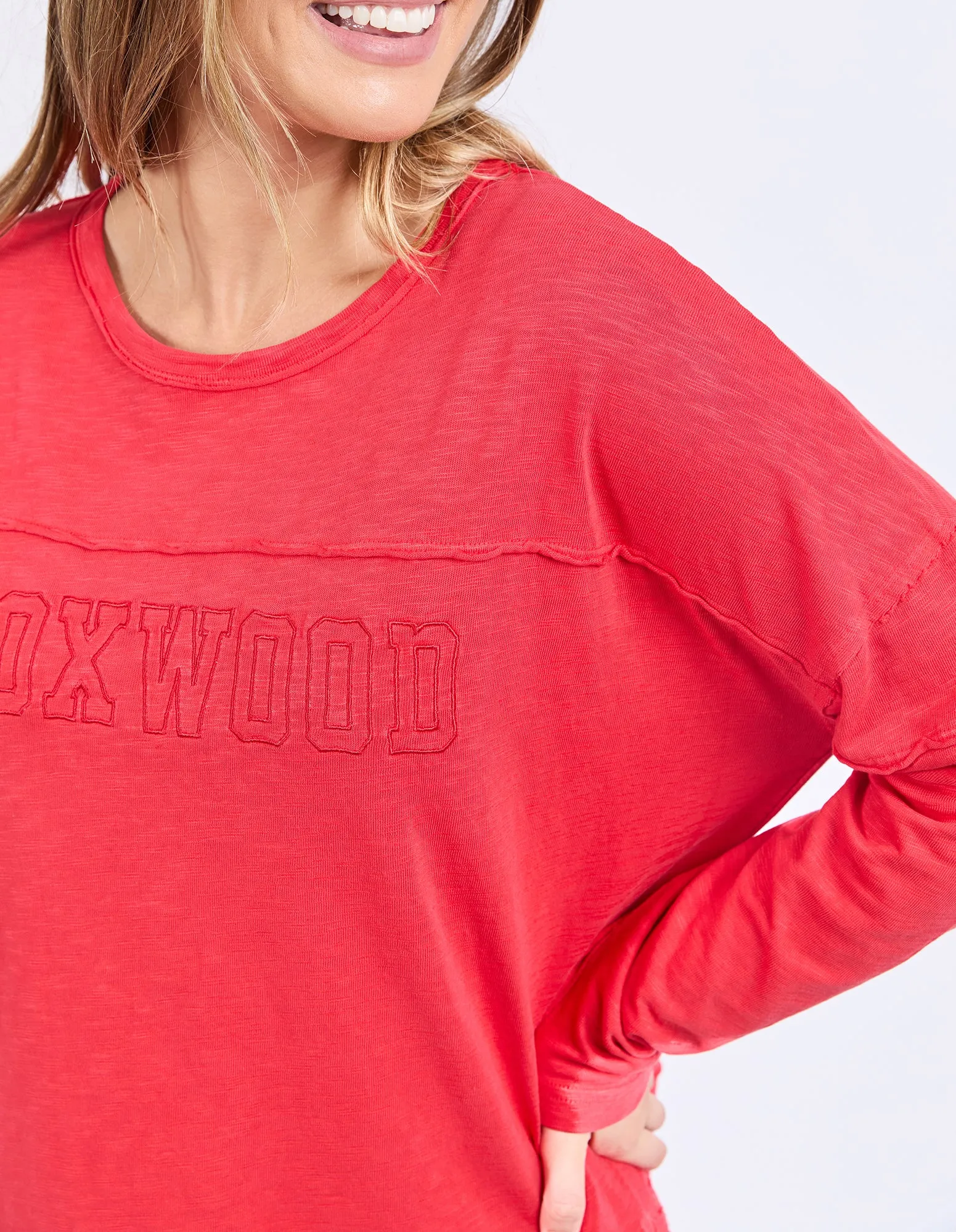 Throw On Tee Red sold by Foxwood Clothing product image thumbnail 5