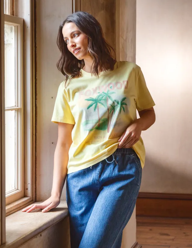 Sunny Days Tee Lemon sold by Foxwood Clothing