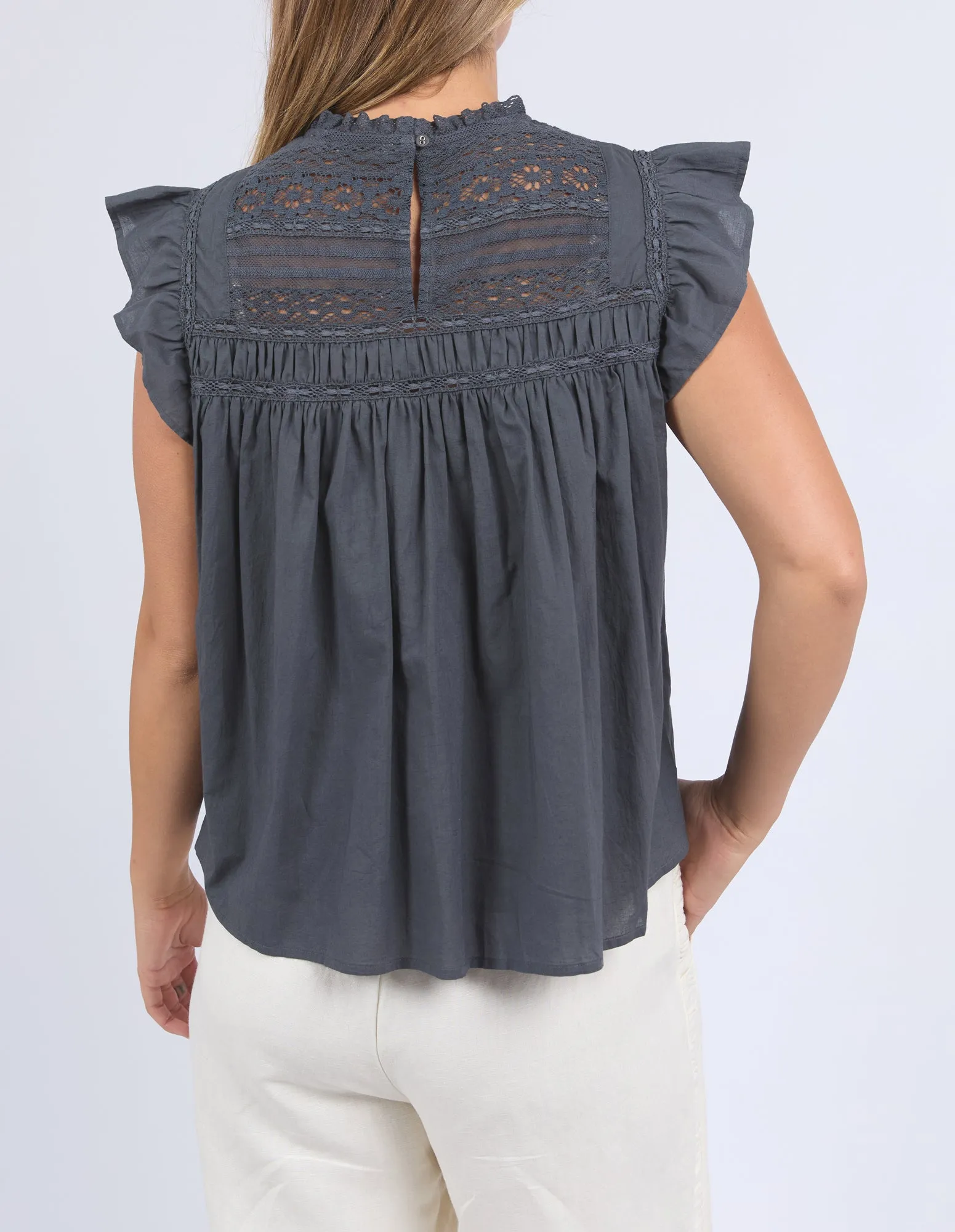 Adelyn Top Charcoal sold by Foxwood Clothing product image thumbnail 3