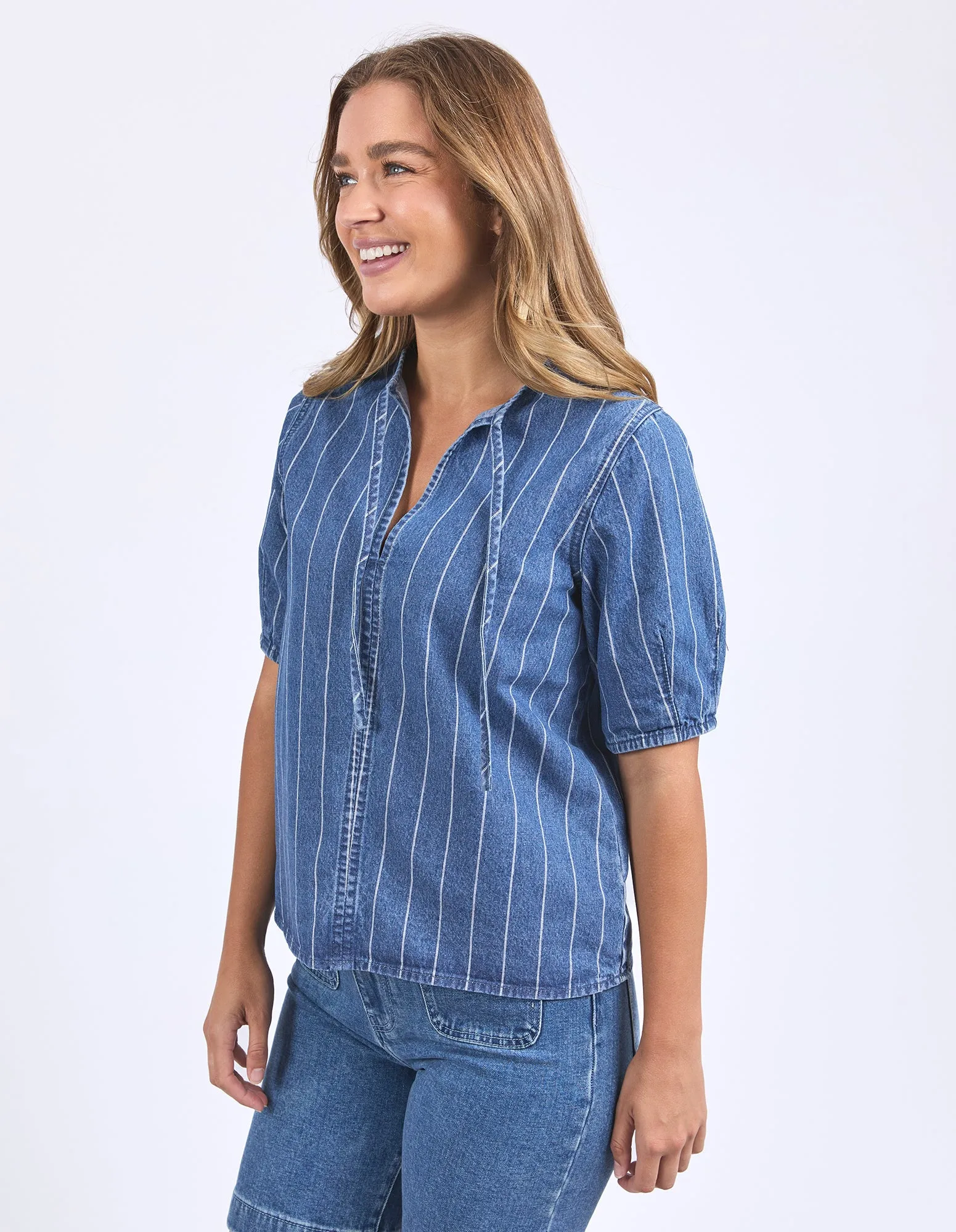 Tivoli Top Mid Blue sold by Foxwood Clothing product image thumbnail 5