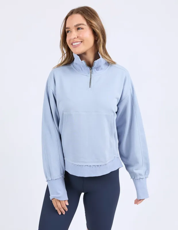Sails Zip Crew Light Blue sold by Foxwood Clothing