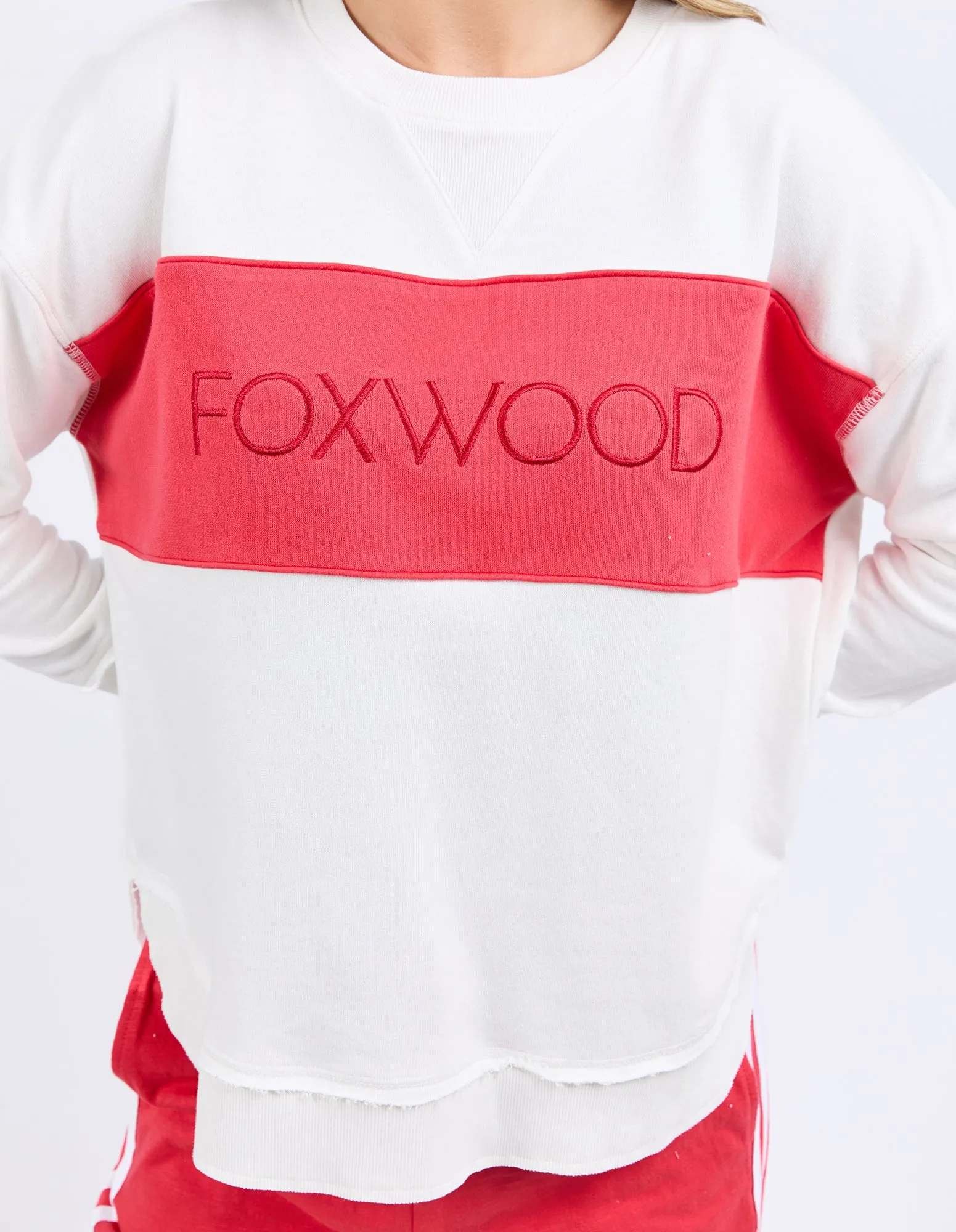 Simplified Tonal Crew Red sold by Foxwood Clothing product image thumbnail 5