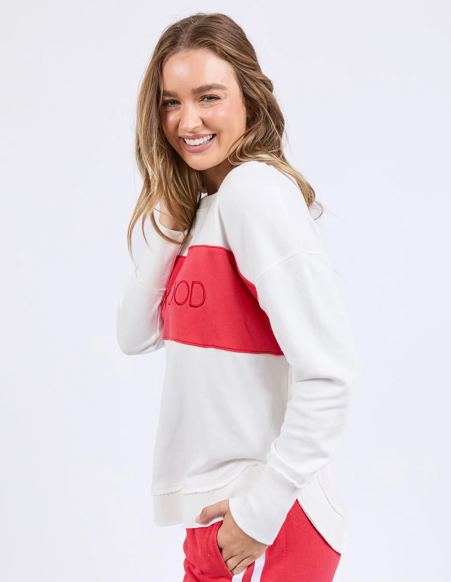 Simplified Tonal Crew Red sold by Foxwood Clothing product image thumbnail 4