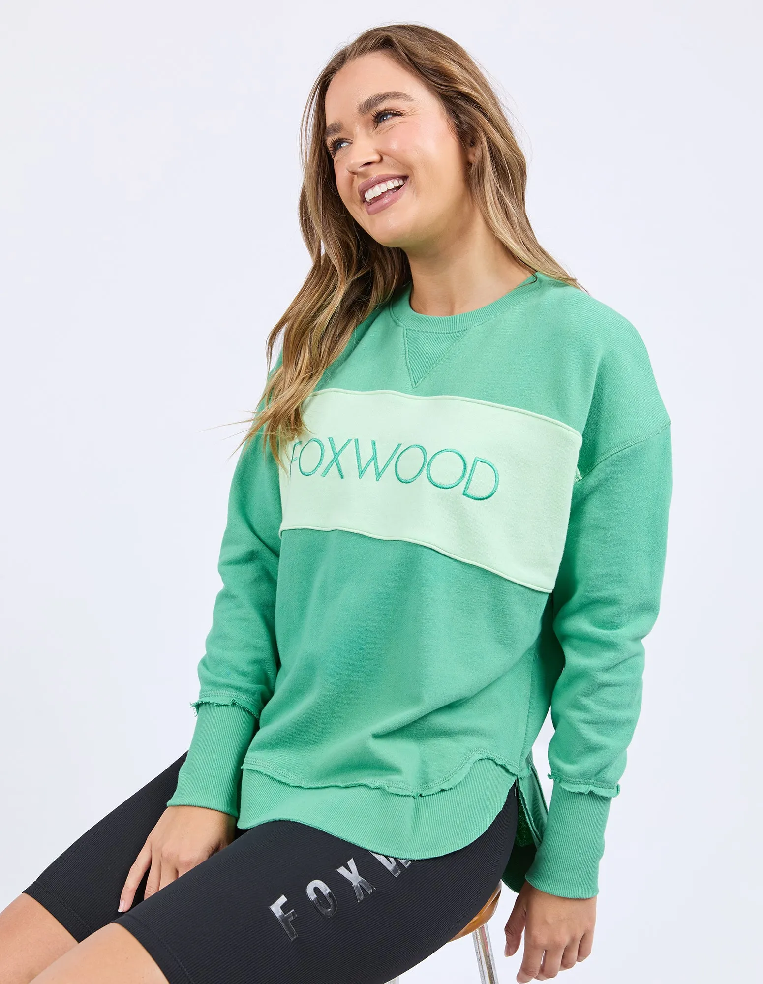 Simplified Tonal Crew Green sold by Foxwood Clothing product image thumbnail 4